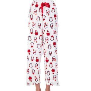 NWT NYC UNDERGROUND HOLIDAY PLUSH LOUNGE PANTS – Penguins – XL